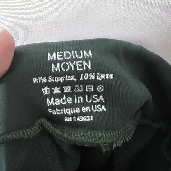 Live the Process Women's Corset Bra & 7/8 Leggings Set Green Medium - Picture 8 of 10